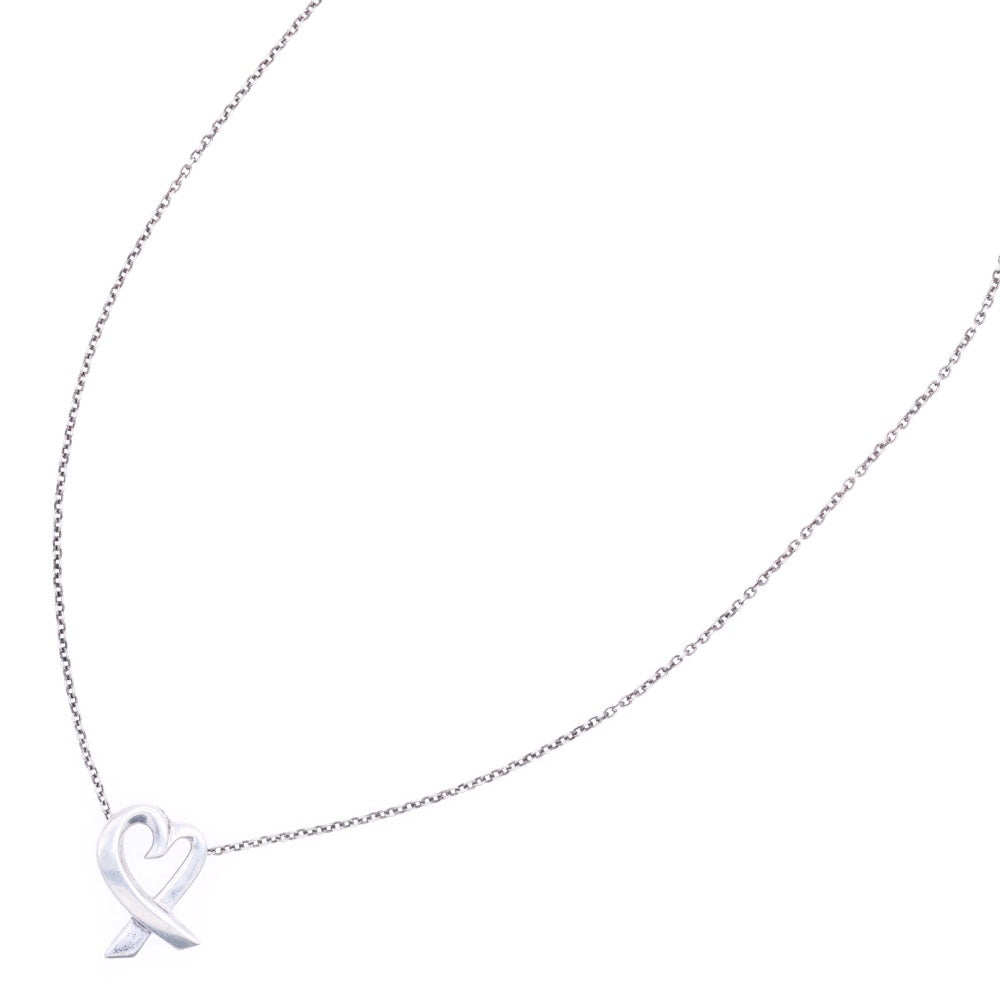 TIFFANY&Co(ティファニー) パロマピカソ ラビングハート ネックレス Ag925 2.1g ペンダント シルバー