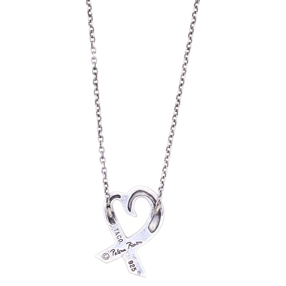 TIFFANY&Co(ティファニー) パロマピカソ ラビングハート ネックレス Ag925 2.1g ペンダント シルバー