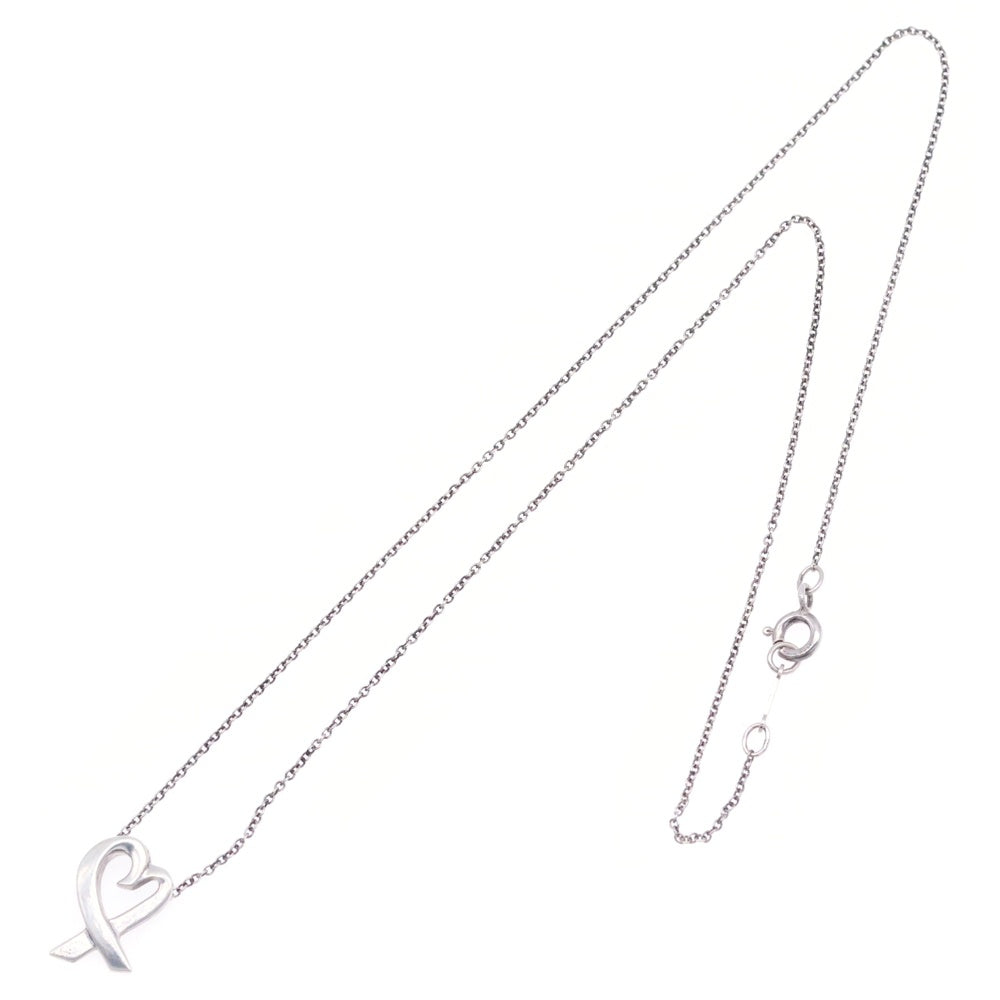 TIFFANY&Co(ティファニー) パロマピカソ ラビングハート ネックレス Ag925 2.1g ペンダント シルバー