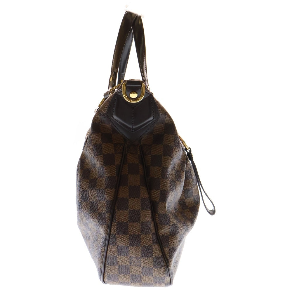 LOUIS VUITTON(ルイヴィトン) ダミエ イーヴォラMM 2wayバッグ ハンドバッグ ショルダーバッグ ブラウン ゴールド金具 レザー×PVC N41131