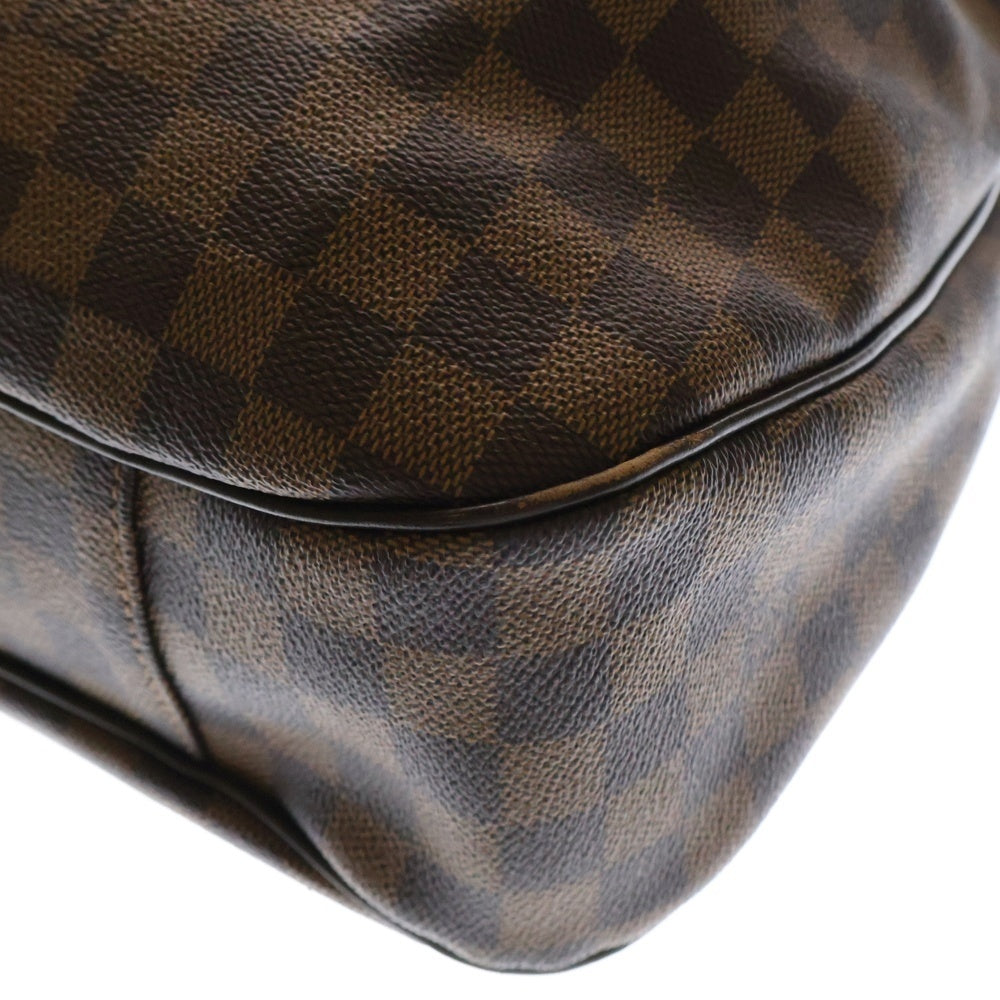 LOUIS VUITTON(ルイヴィトン) ダミエ イーヴォラMM 2wayバッグ ハンドバッグ ショルダーバッグ ブラウン ゴールド金具 レザー×PVC N41131