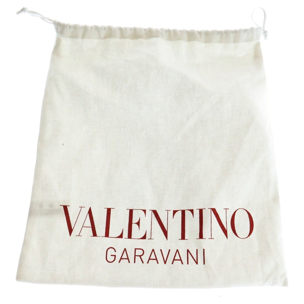 valentino garavan(ヴァレンティノガラヴァーニ) ロックスタッズ 2way ミニハンドバッグ ショルダーバッグ ミニトートバッグ ゴールド金具 ピンクパープル レザー