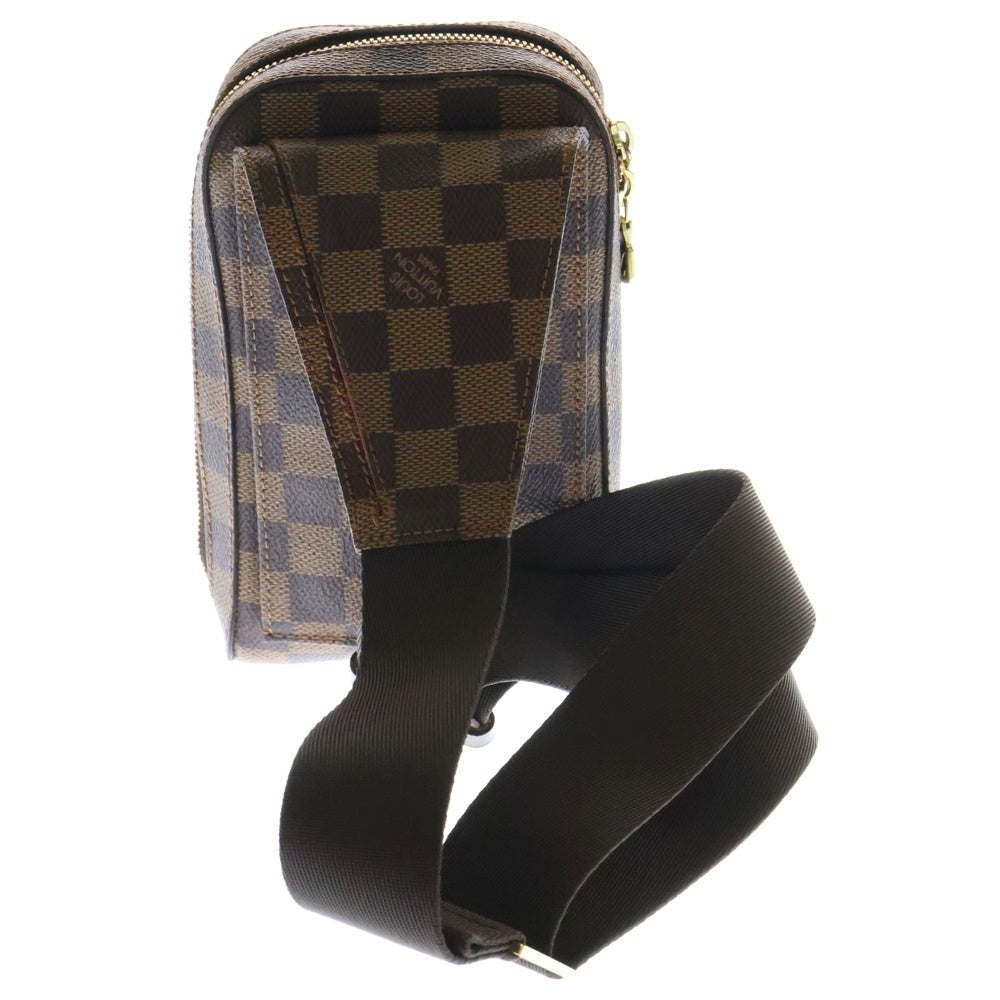 LOUIS VUITTON(ルイヴィトン) ダミエ ジェロニモス ウエストバッグ ショルダーバッグ ブラウン PVCレザー N51994