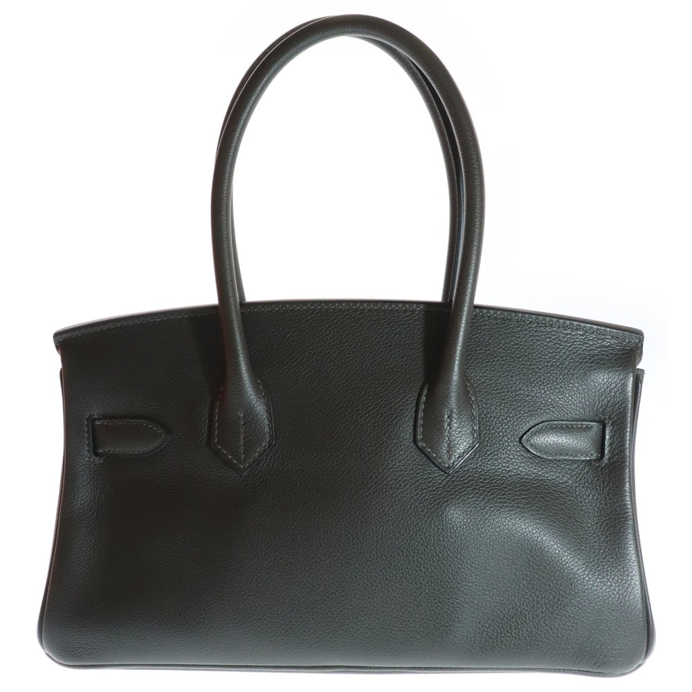 HERMES(エルメス) ショルダーバーキン29 ダークグレー系 エバーカラー シルバー金具 W刻印 ハンドバッグ ショルダーバッグ