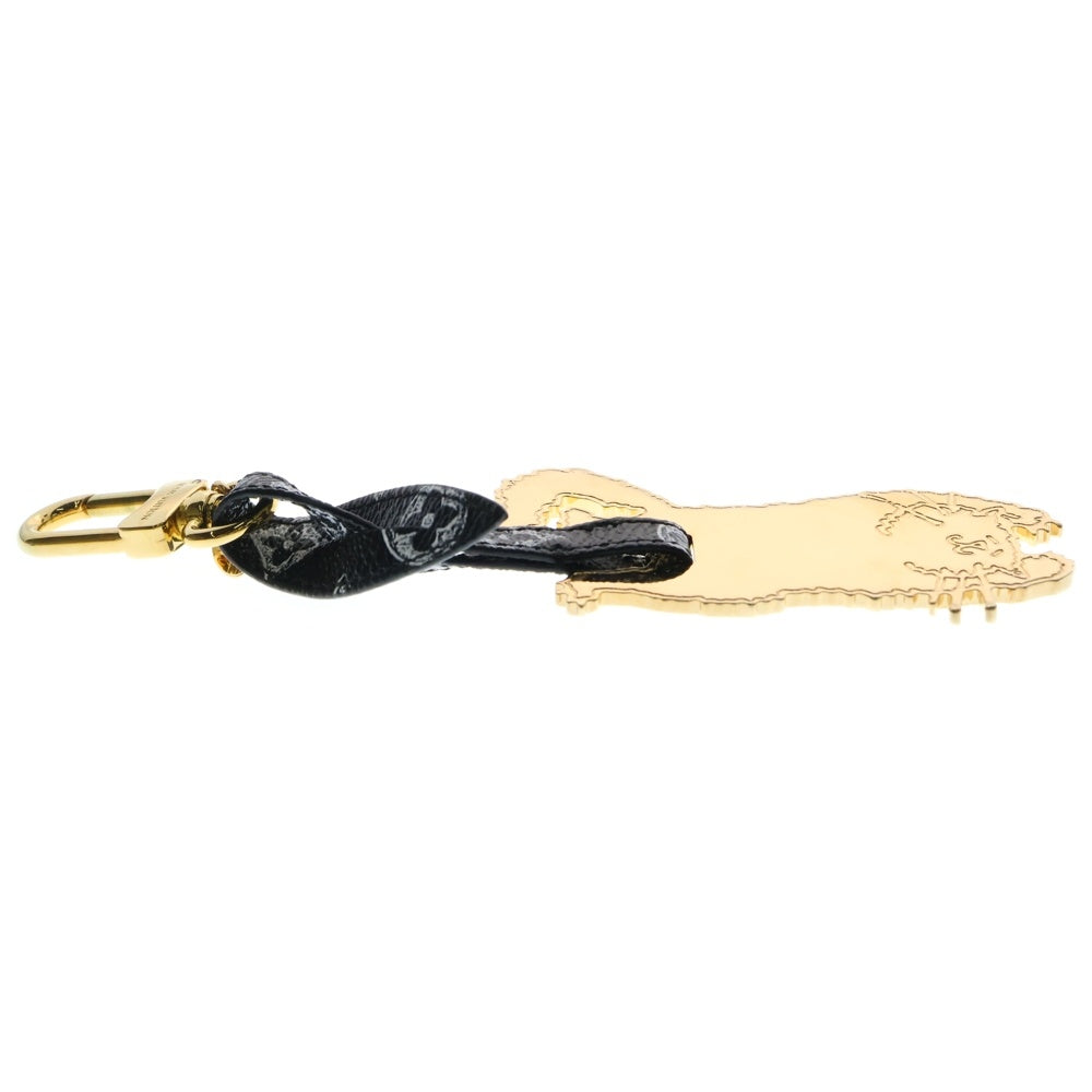 LOUIS VUITTON(ルイヴィトン) ビジューサック キャットグラム フライングキャット バッグチャーム ゴールド×ブラック レザー GP MP2284