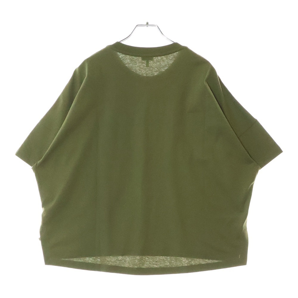 LOEWE(ロエベ) アナグラム ショートオーバーサイズ Tシャツ カーキ コットン #M S359341XA4