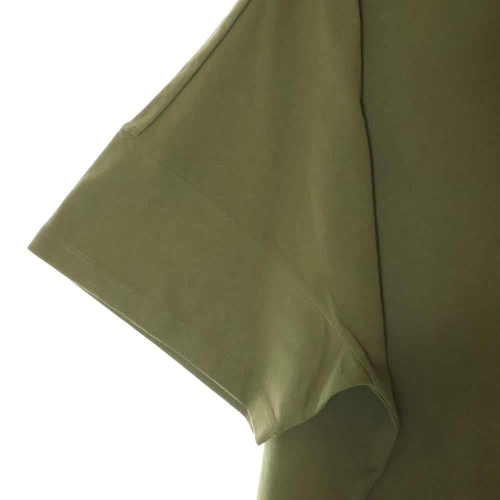 LOEWE(ロエベ) アナグラム ショートオーバーサイズ Tシャツ カーキ コットン #M S359341XA4