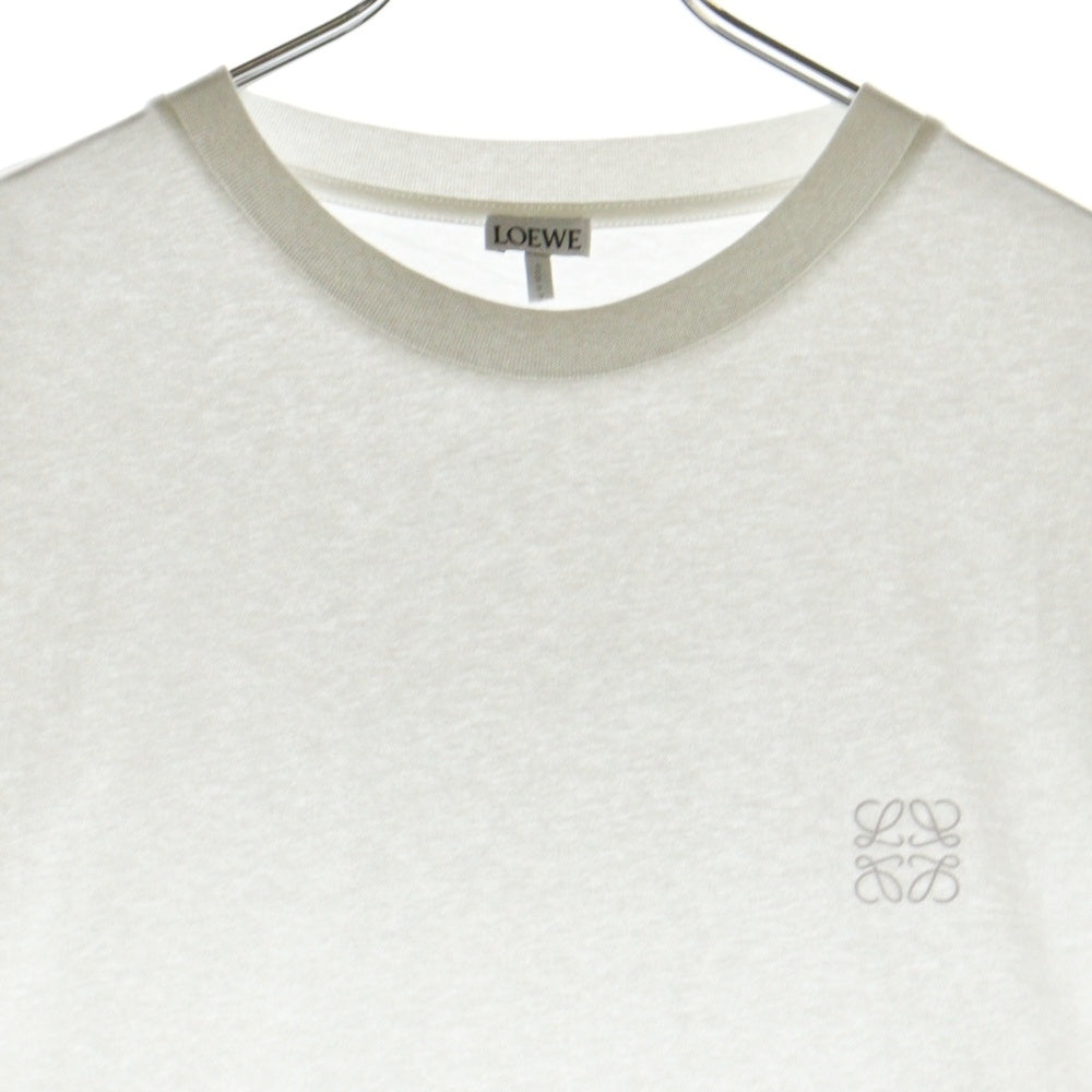 LOEWE(ロエベ) アナグラム ボクシー Tシャツ ホワイト コットン #L S359Y22X58