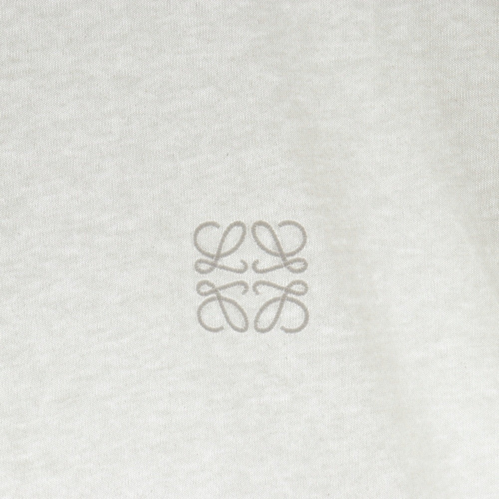 LOEWE(ロエベ) アナグラム ボクシー Tシャツ ホワイト コットン #L S359Y22X58
