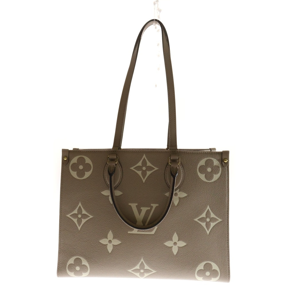 LOUIS VUITTON(ルイヴィトン) アンプラント オンザゴーMM トゥルトレール クレーム トートバッグ ハンドバッグ ベージュ レザー RFID M45494