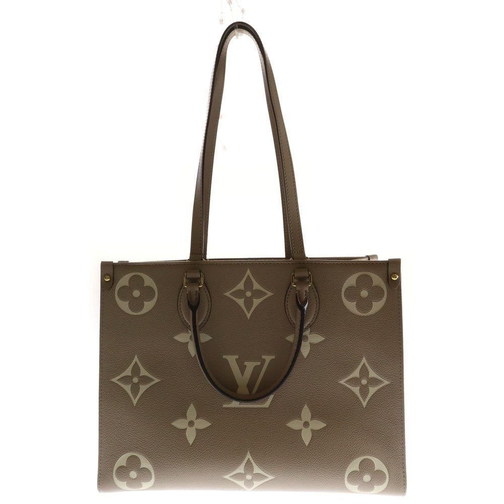 LOUIS VUITTON(ルイヴィトン) アンプラント オンザゴーMM トゥルトレール クレーム トートバッグ ハンドバッグ ベージュ レザー RFID M45494
