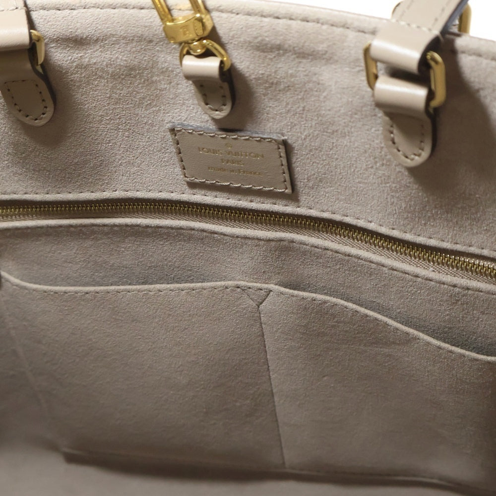 LOUIS VUITTON(ルイヴィトン) アンプラント オンザゴーMM トゥルトレール クレーム トートバッグ ハンドバッグ ベージュ レザー RFID M45494