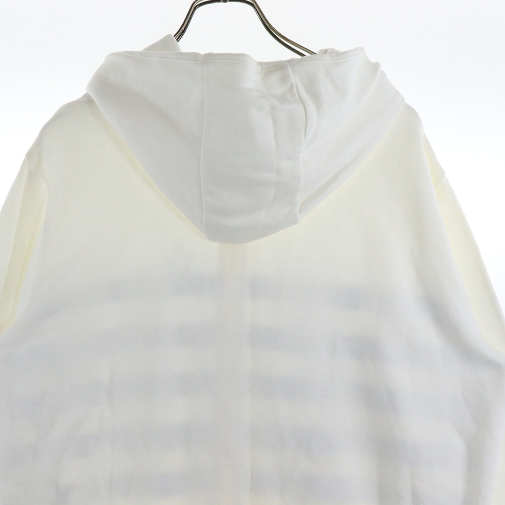 MONCLER(モンクレール) MAGLIA CARDIGAN ボーダー ロゴ ジップアップパーカー ホワイト F10918G71110