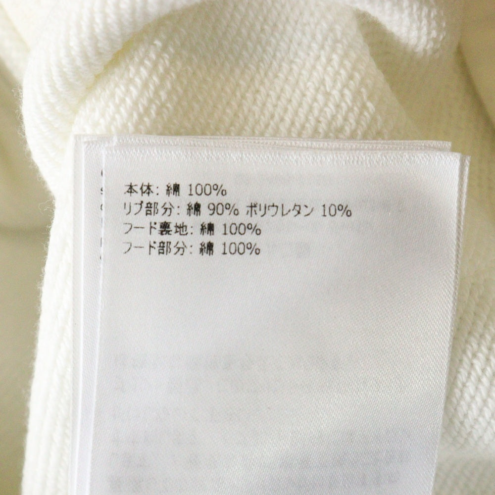 MONCLER(モンクレール) MAGLIA CARDIGAN ボーダー ロゴ ジップアップパーカー ホワイト F10918G71110