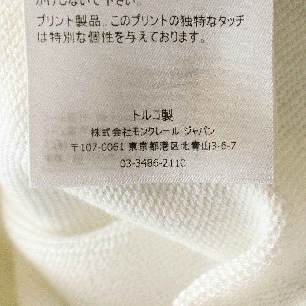 MONCLER(モンクレール) MAGLIA CARDIGAN ボーダー ロゴ ジップアップパーカー ホワイト F10918G71110