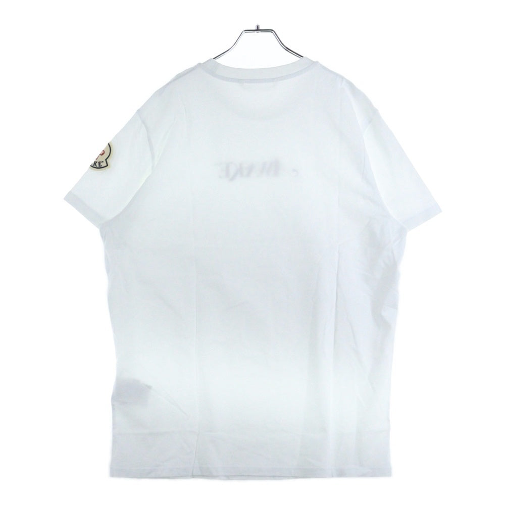 MONCLER(モンクレール) ×AWAKE アウェイク フロントロゴ半袖Tシャツ ホワイト