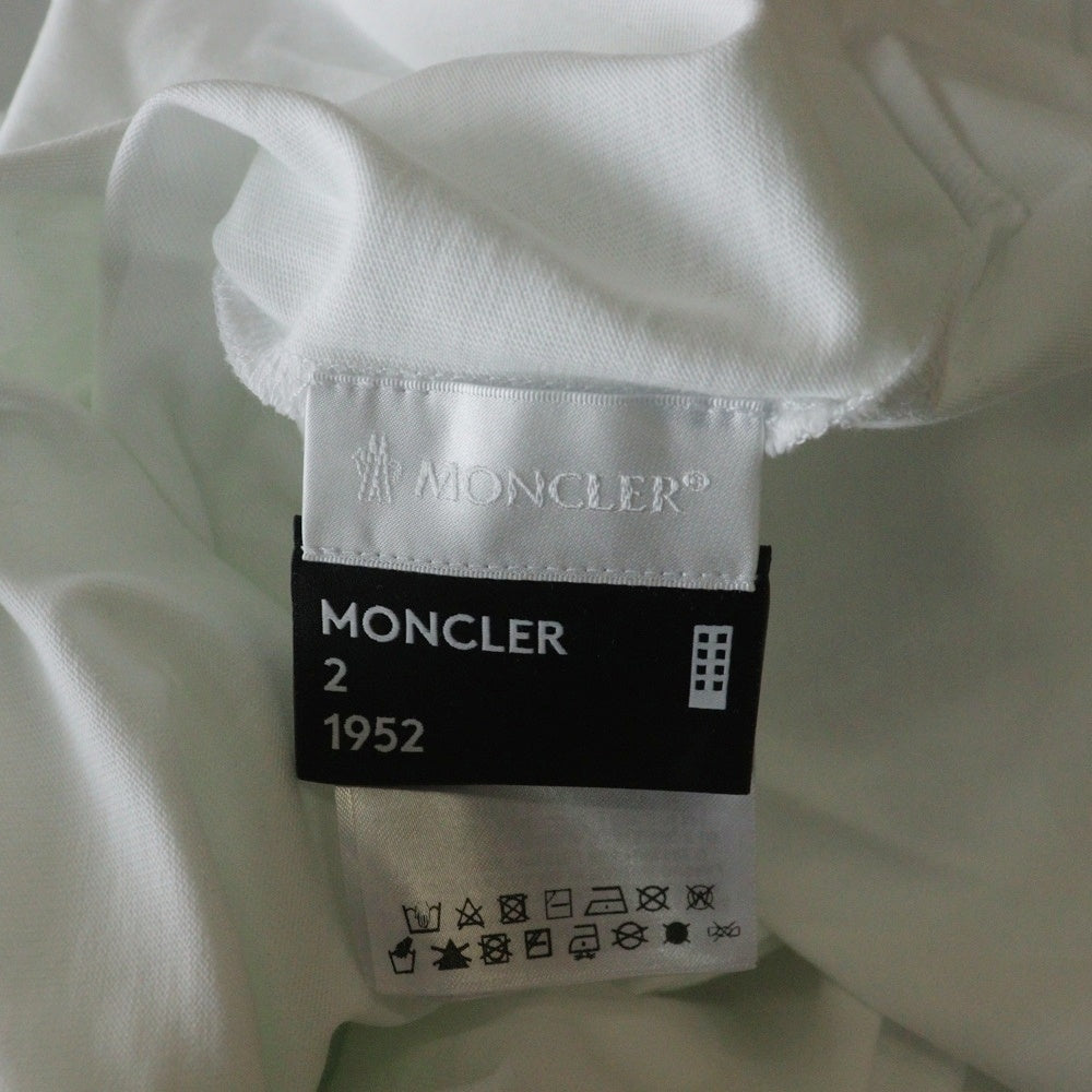 MONCLER(モンクレール) ×AWAKE アウェイク フロントロゴ半袖Tシャツ ホワイト