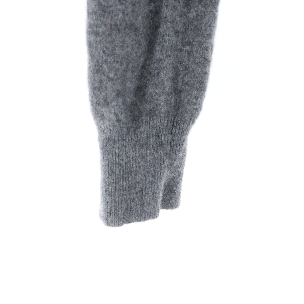 PLAY COMME des GARCONS(プレイコムデギャルソン) ロゴラウンドネックニット カーディガン グレー XS AX-N007