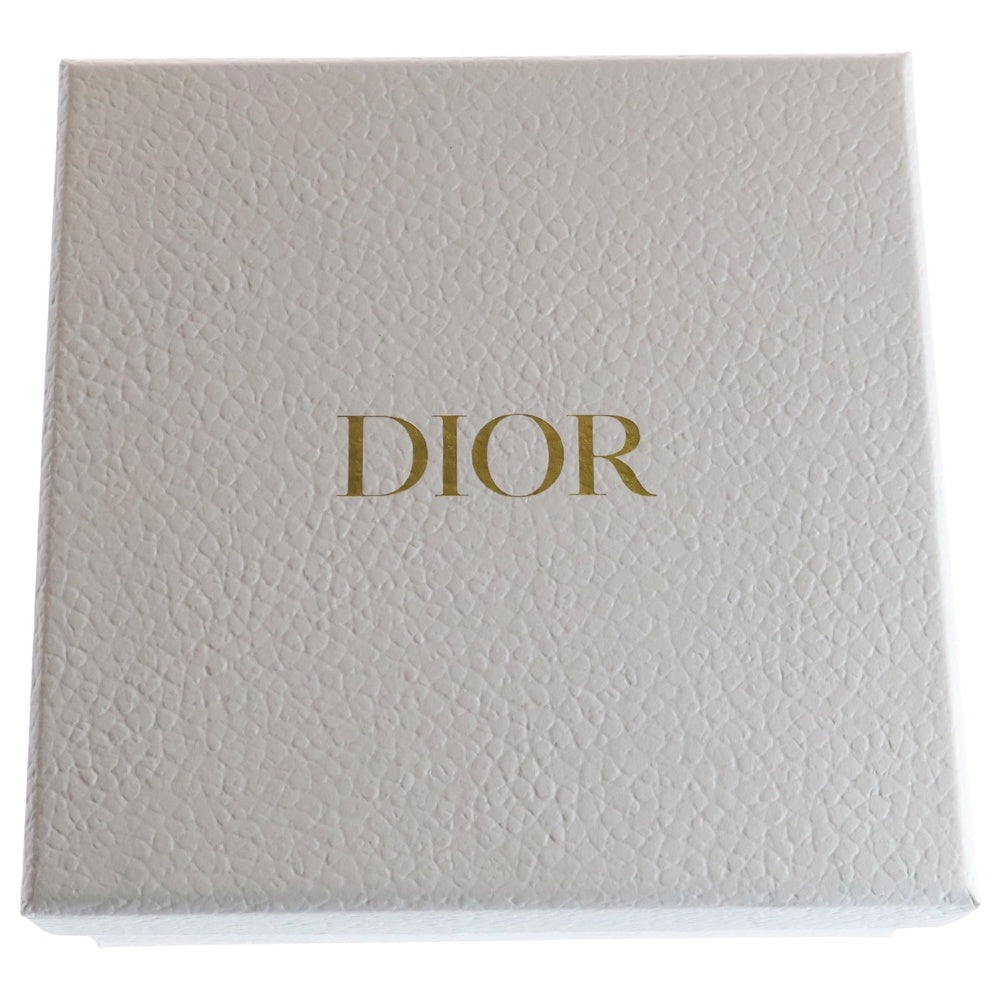 Christian Dior(クリスチャンディオール) カロ ダリアウォレット カナージュ CDロゴ レザー コンパクトウォレット 二つ折り財布 ゴールド金具 ブラック