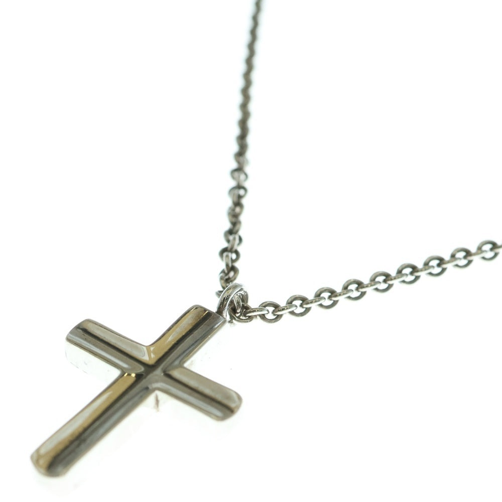 TIFFANY&Co(ティファニー) ロザリオクロス 十字架ネックレス ペンダント チェーン シルバー SV925 10.7g