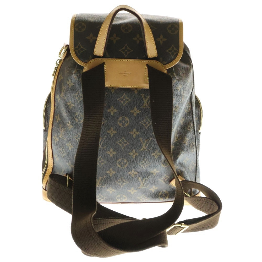 LOUIS VUITTON(ルイヴィトン) モノグラム サック アド ボスフォール バックパック リュックサック ゴールド金具 レザー×PVC ブラウン M40107