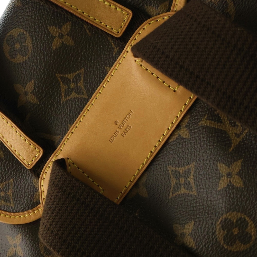LOUIS VUITTON(ルイヴィトン) モノグラム サック アド ボスフォール バックパック リュックサック ゴールド金具 レザー×PVC ブラウン M40107