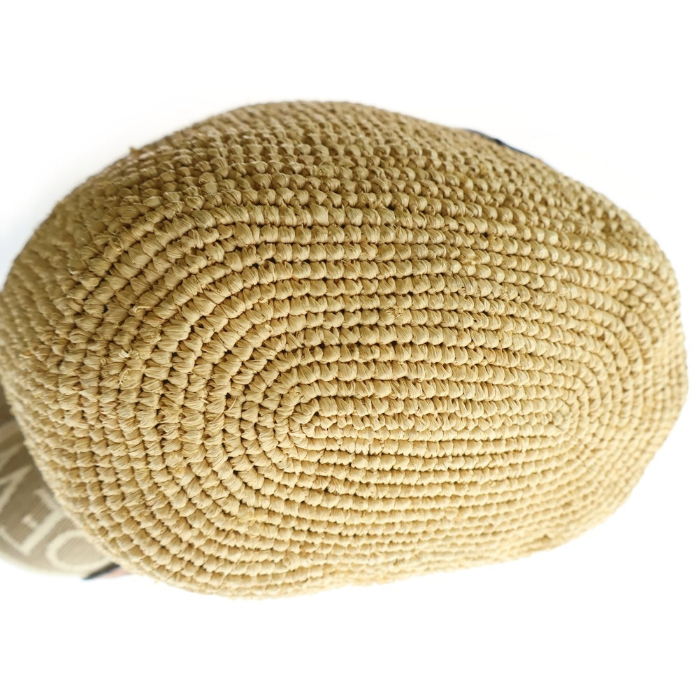 LOEWE(ロエベ) アナグラム スリットバッグ ミニ インナチュラル 2WAY ラフィアハンドバッグ ショルダーバッグ ベージュ レディース A685453X07