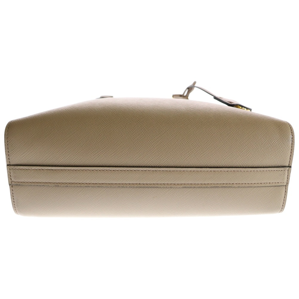 PRADA(プラダ) サフィアーノ 2WAY ハンドバッグ ショルダーバッグ ベージュ レザー 1BA113