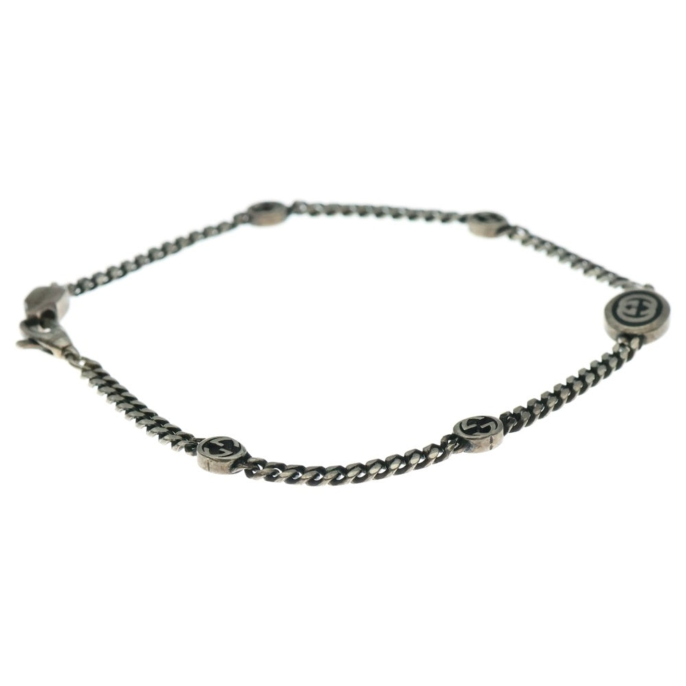 GUCCI(グッチ) インターロッキング ブレスレット チェーン シルバー Ag925 5.4g