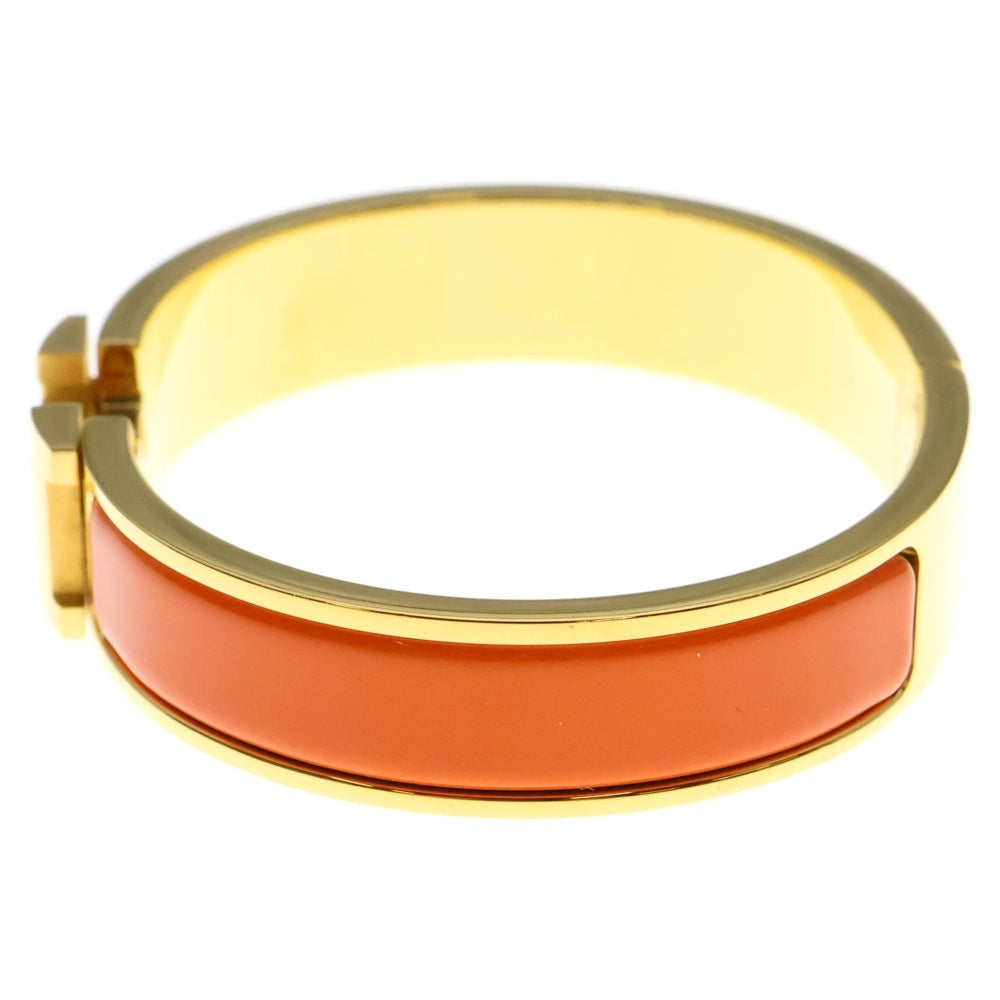 HERMES(エルメス) クリックH ブレスレット バングル GP ゴールド×オレンジ