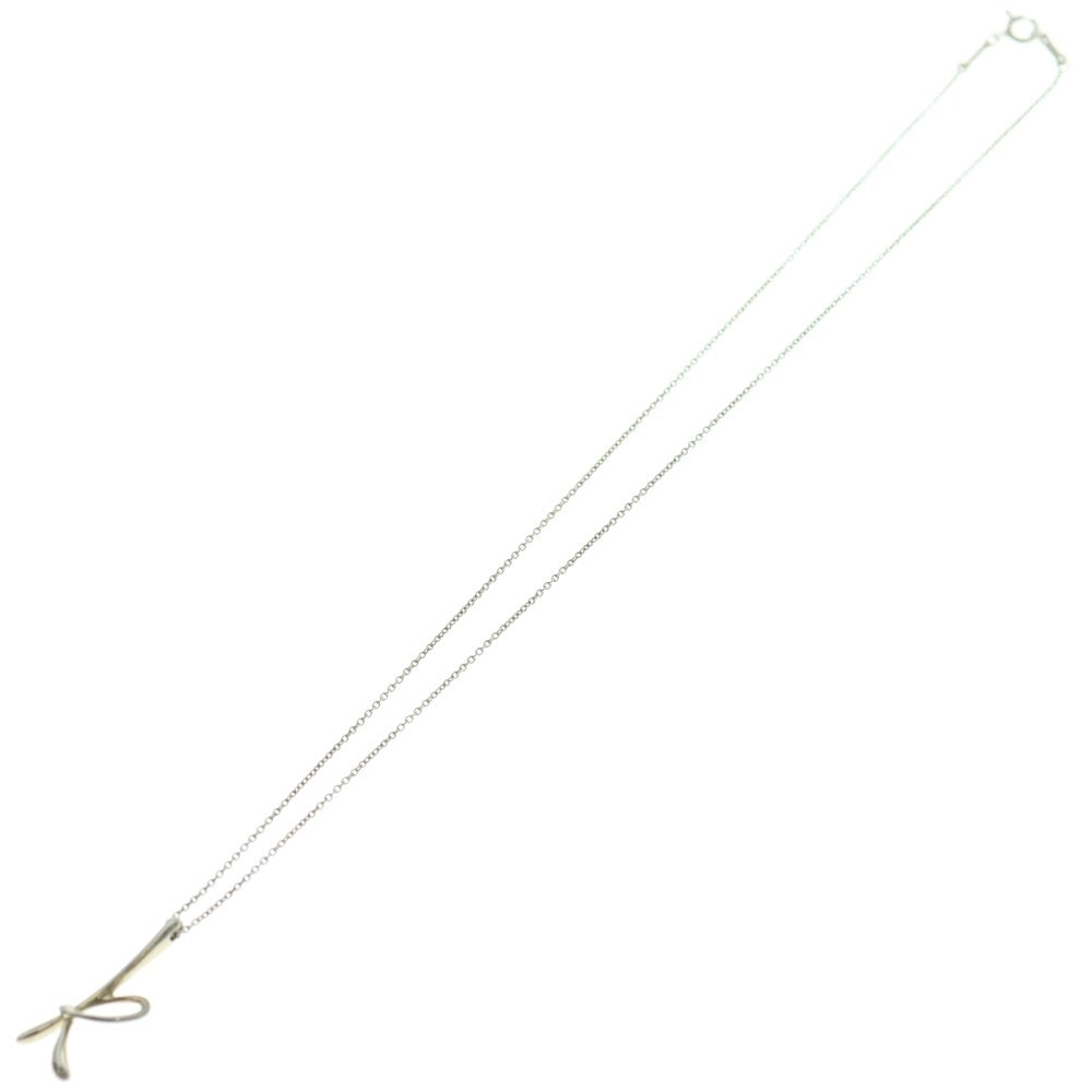 TIFFANY&Co(ティファニー) Rモチーフ ネックレス ペンダント チェーン シルバー SV925