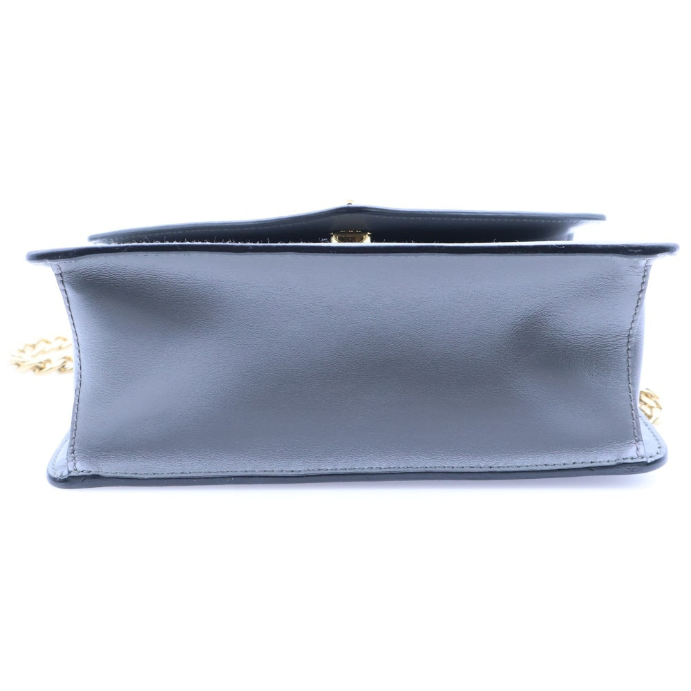 PRADA(プラダ) チェーンショルダーバッグ グレー サフィアーノレザー 1BD200