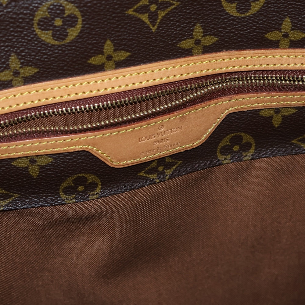 LOUIS VUITTON(ルイヴィトン) モノグラム カバ メゾ トートバッグ ハンドバッグ ブラウン レザー×PVC M51151 ゴールド金具
