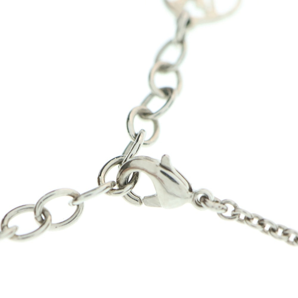 LOUIS VUITTON(ルイヴィトン) エセンシャルV ロゴ ペンダント チェーン ネックレス シルバー M63197