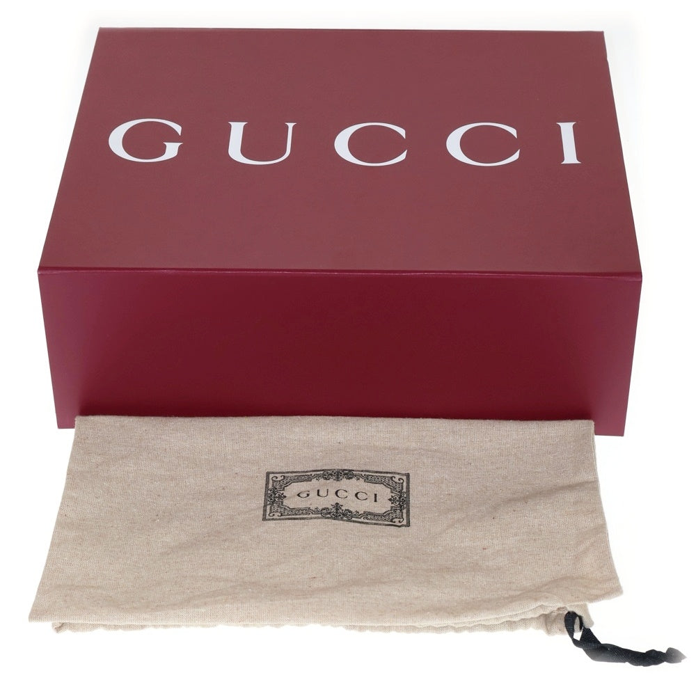 GUCCI(グッチ) GGスプリーム メッセンジャーバッグ ショルダーバッグ ブラウン×ベージュ ゴールド金具 レザー×PVC 681021