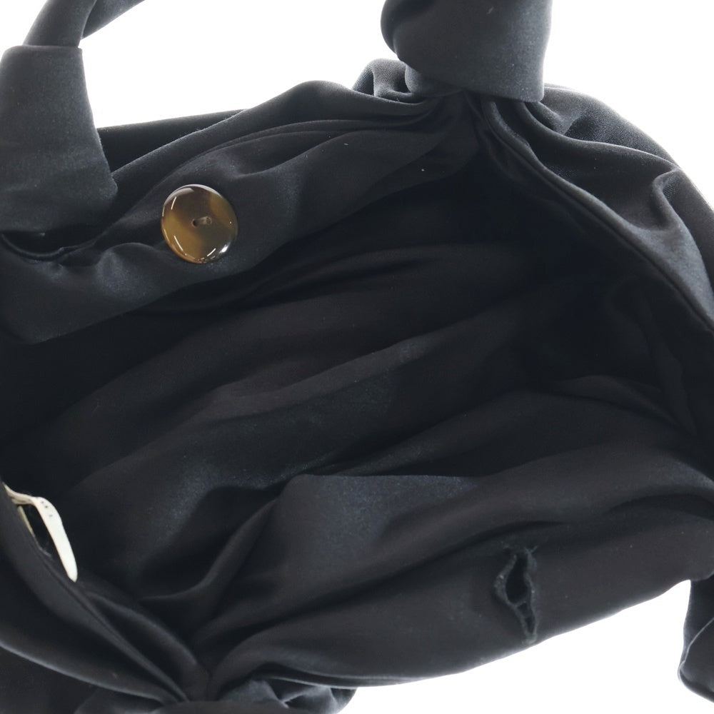 THE ROW(ザロウ) アスコット ハンドバッグ ミニバッグ ポーチ シルク ブラック