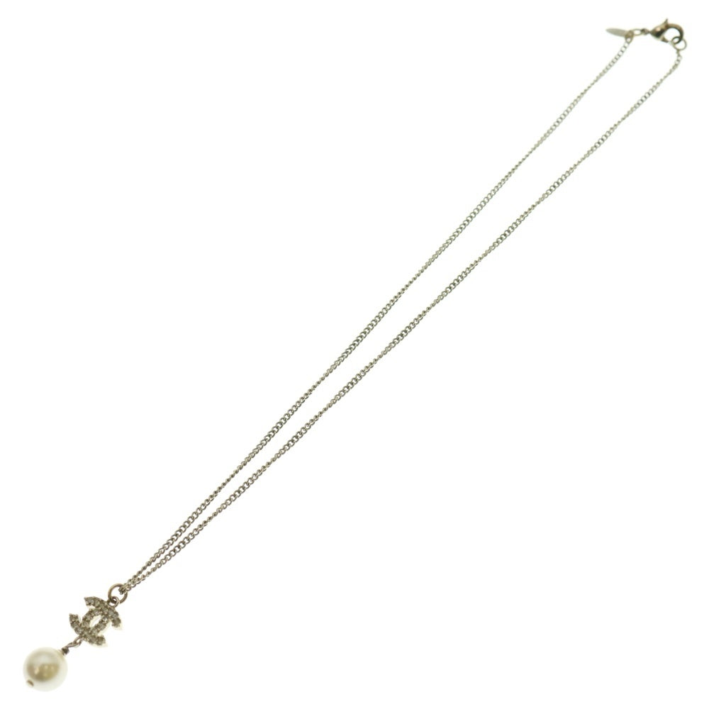 CHANEL(シャネル) ココマーク パール ネックレス ペンダント チェーン ゴールド GP A11C