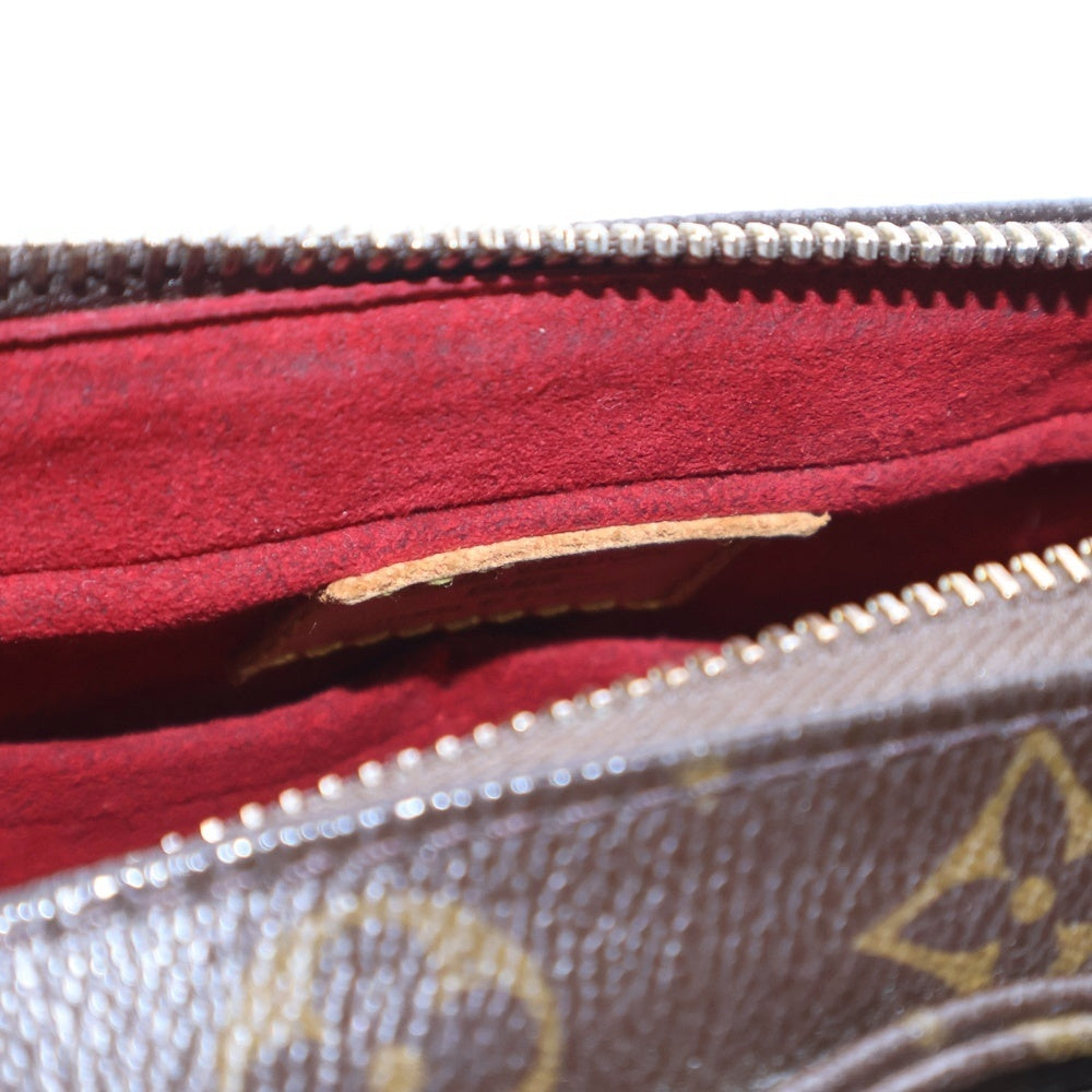 LOUIS VUITTON(ルイヴィトン) モノグラム ヴィバ シテMM ハンドバッグ ワンショルダーバッグ ブラウン レザー×PVC M51164 ゴールド金具