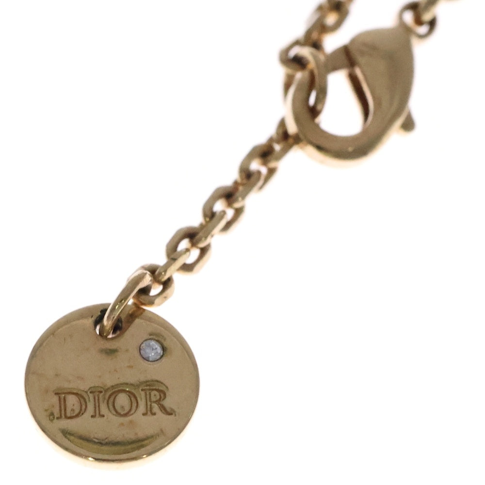 Christian Dior(クリスチャンディオール) CDロゴ スター ラインストーン ブレスレット ゴールド