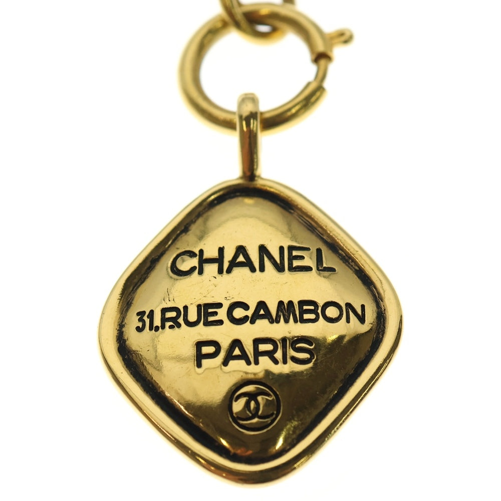 CHANEL(シャネル) 31 RUE CAMBON ココマーク ひし形 カンボン ネックレス ペンダント チェーン ゴールド レディース