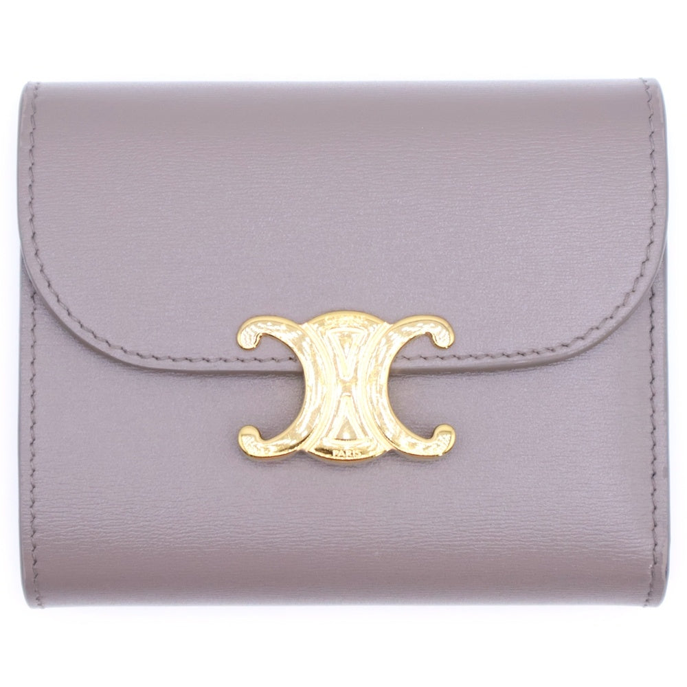 CELINE(セリーヌ) トリオンフ コンパクトウォレット 三つ折り財布