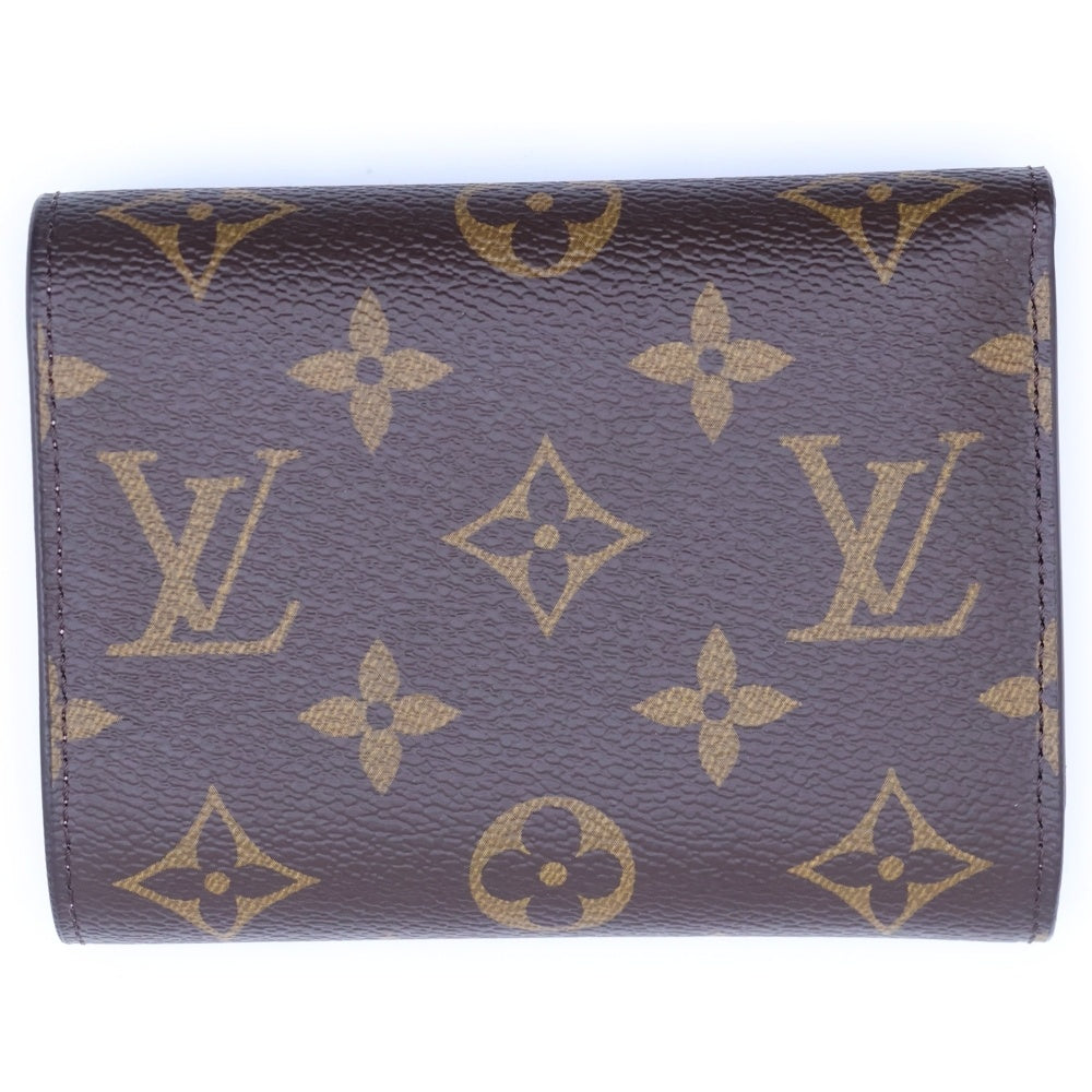 LOUIS VUITTON(ルイヴィトン) モノグラム ポルトフォイユヴィクトリーヌヴィヴィエンヌ ブラウン/ローズバレリーヌ M69754 三つ折り財布 ウォレット レディース