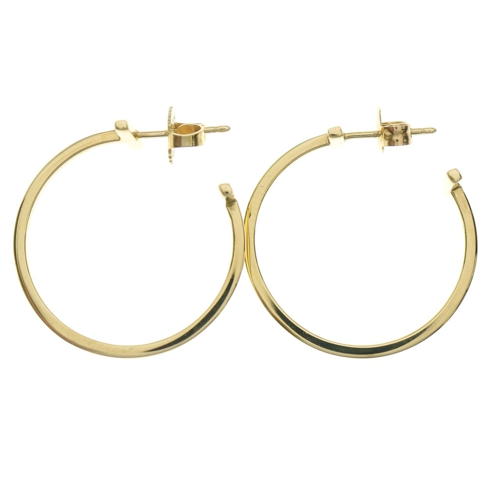 TIFFANY & Co.(ティファニー) Tワイヤー フープ ピアス K18YG イエロー