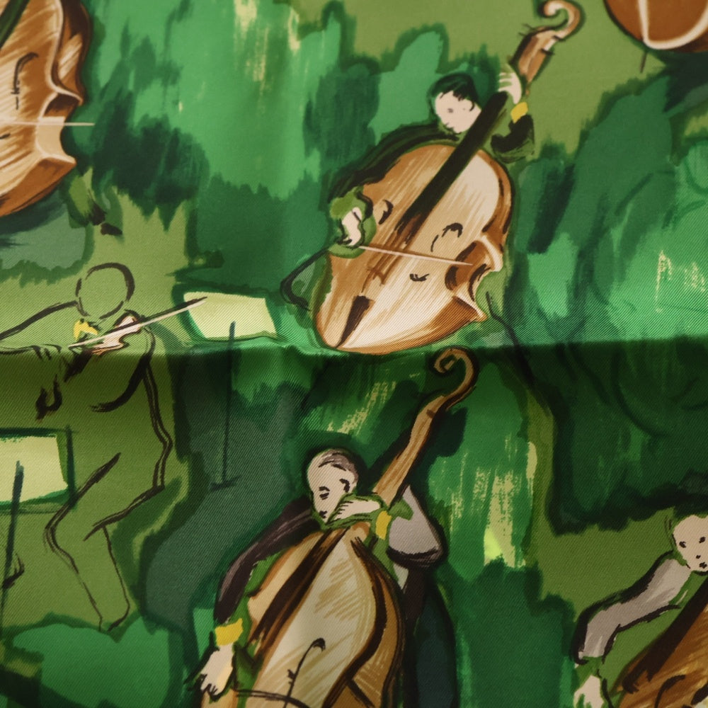 HERMES(エルメス) カレ 90 シルクスカーフ グリーン レディース