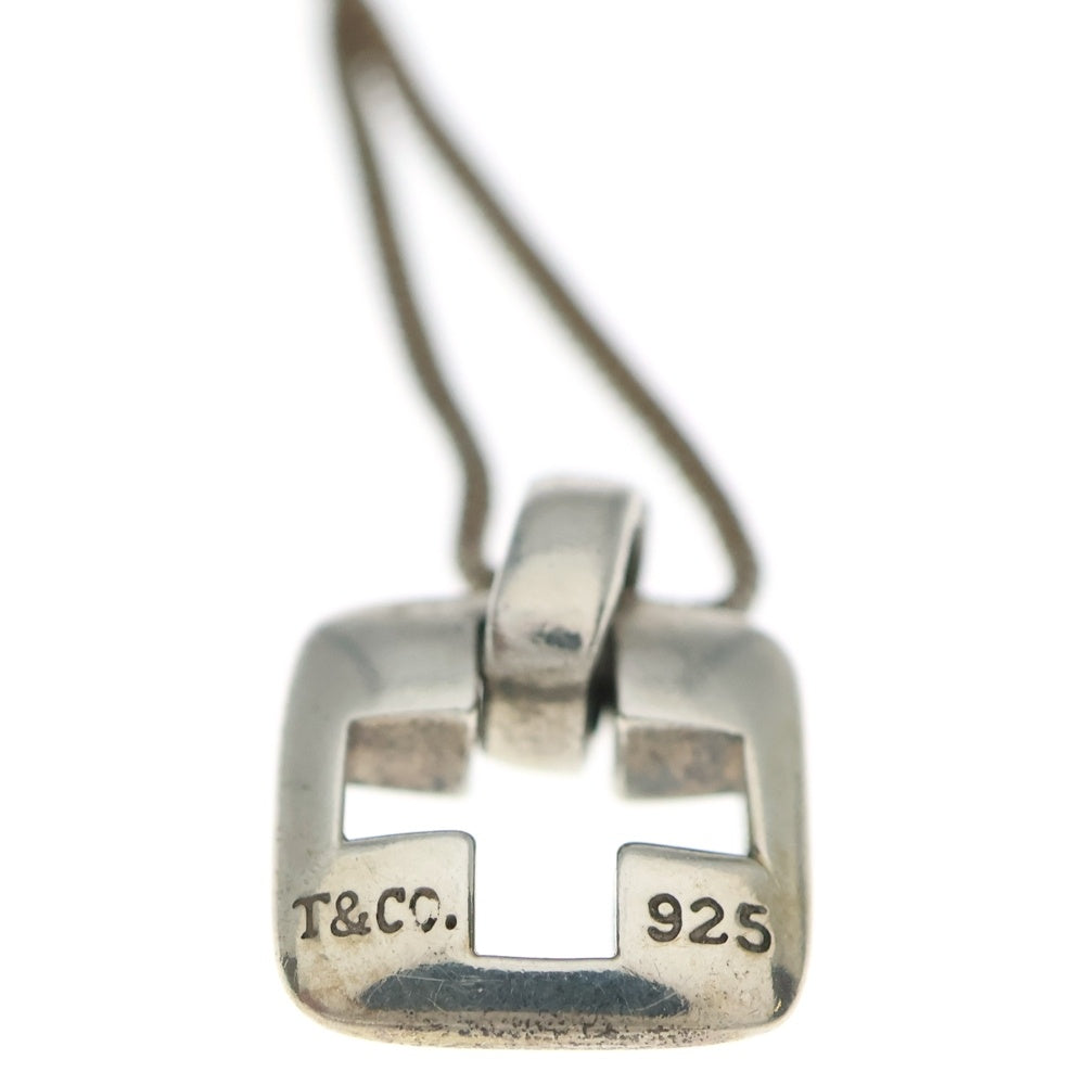 TIFFANY & Co.(ティファニー) オープンクロス ネックレス ペンダント チェーン シルバー SV925 レディース