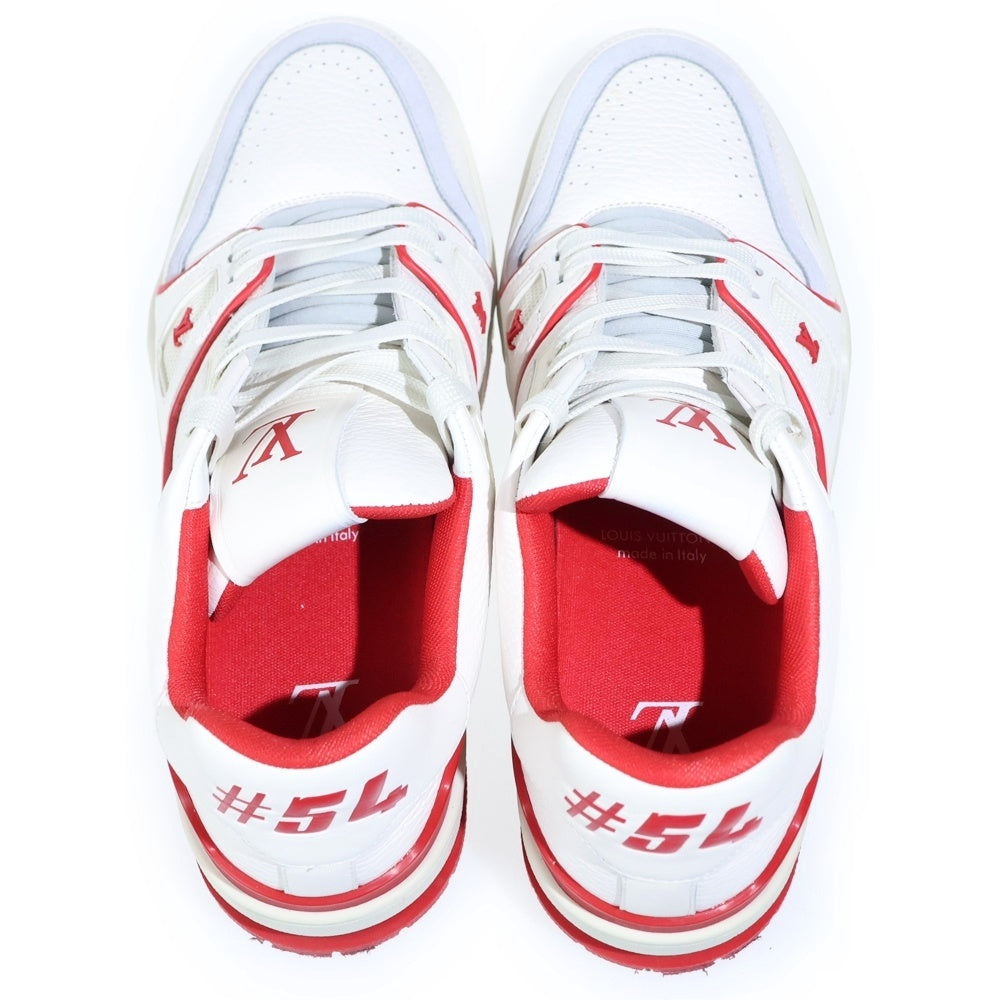 LOUIS VUITTON(ルイヴィトン) LV トレイナー スニーカー ホワイト/レッド