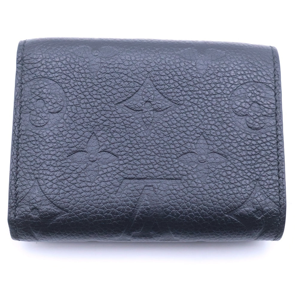 LOUIS VUITTON(ルイヴィトン) モノグラムアンプラント ポルトフォイユ・セレスト コンパクトウォレット 三つ折り財布 コインケース ブラック レザー M82133 ゴールド金具