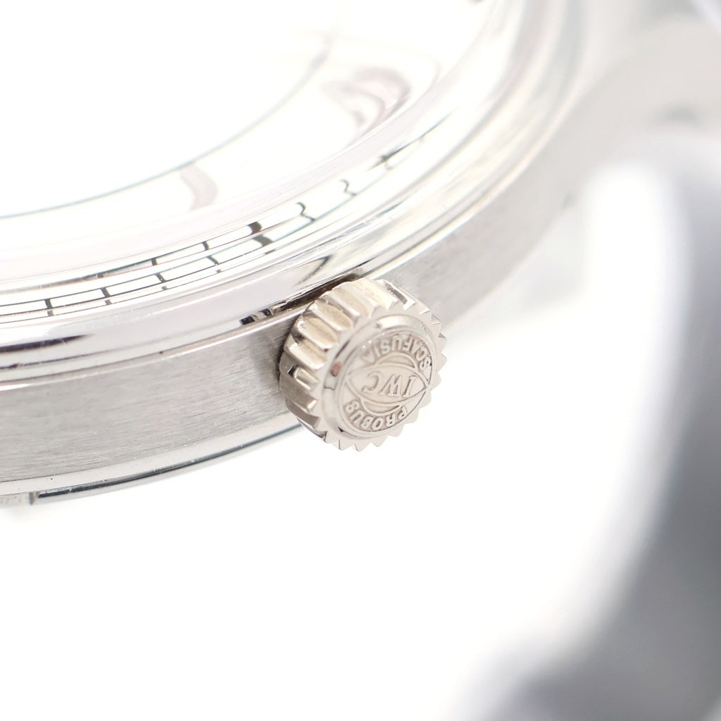 IWC(アイダブリューシー) ポルトギーゼ ハンドワインド ヴィンテージ 8デイズ 白文字盤 レザーベルト 手巻き 腕時計 プラチナ/ブラック IW544505