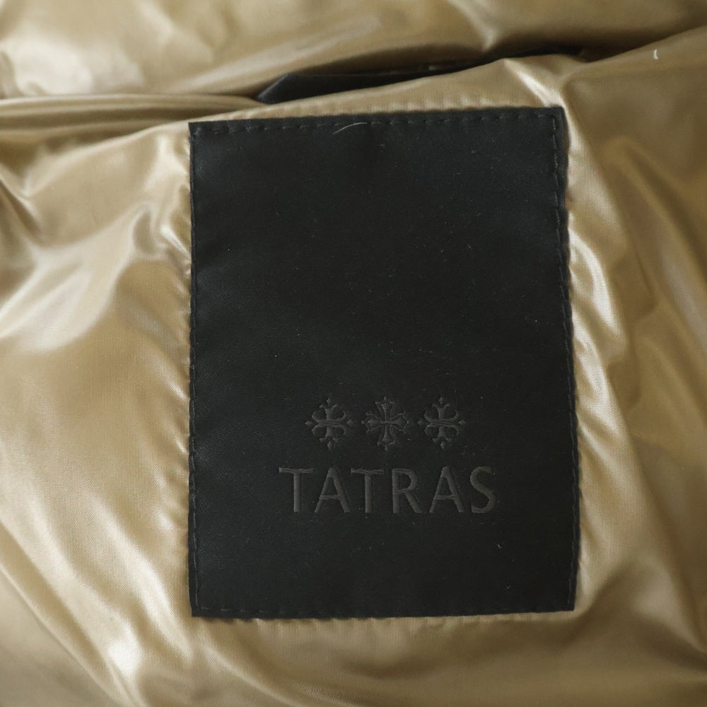 TATRAS(タトラス) バビラ フーデッドダウン ロング ジャケット コート ベージュ/ゴールド LTAT20A4693-D レディース