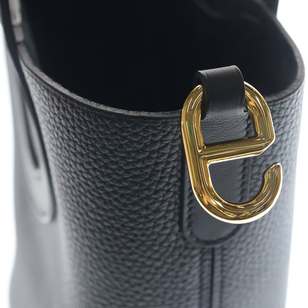 HERMES(エルメス) インザループ18 ブラック トリヨン ゴールド金具 K刻印 レディース
